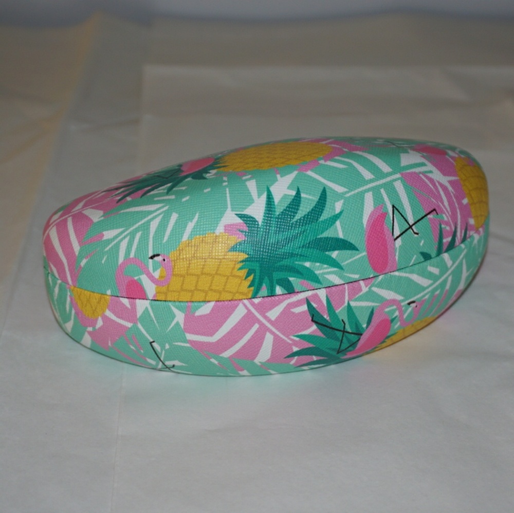 NEW Tropical print sunglass case